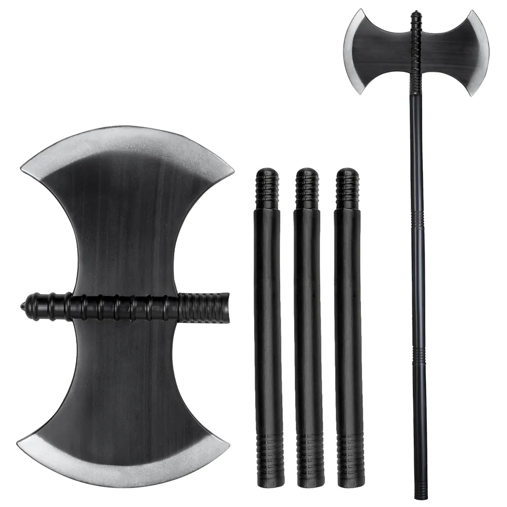 DVIPUSIS PLASTIKINIS KIRVIS, 4 DALIŲ (106 CM)