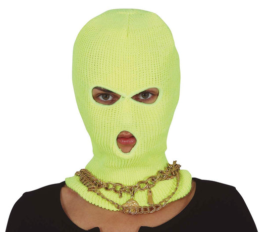 NEONINĖ GELTONA SLIDINĖJIMO KAUKĖ