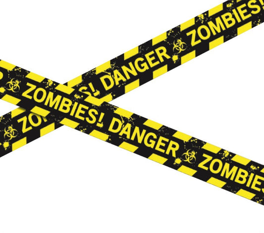 ZOMBIO ĮSPĖJAMOJI JUOSTA, 600 CM