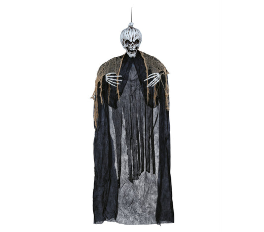 ŠVIEČIANTIS IR JUDANTIS SKELETONAS SU GARSU 165 CM