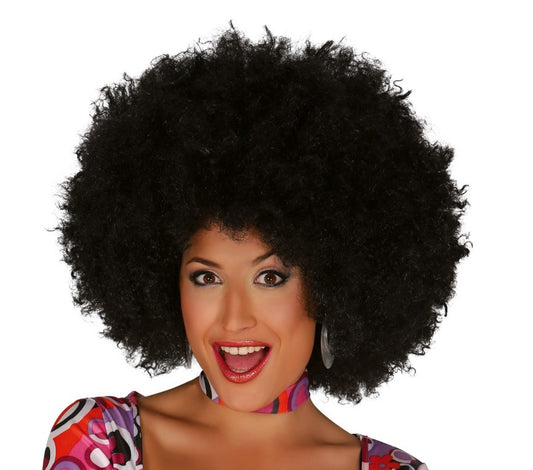 JUODAS AFRO PERUKAS