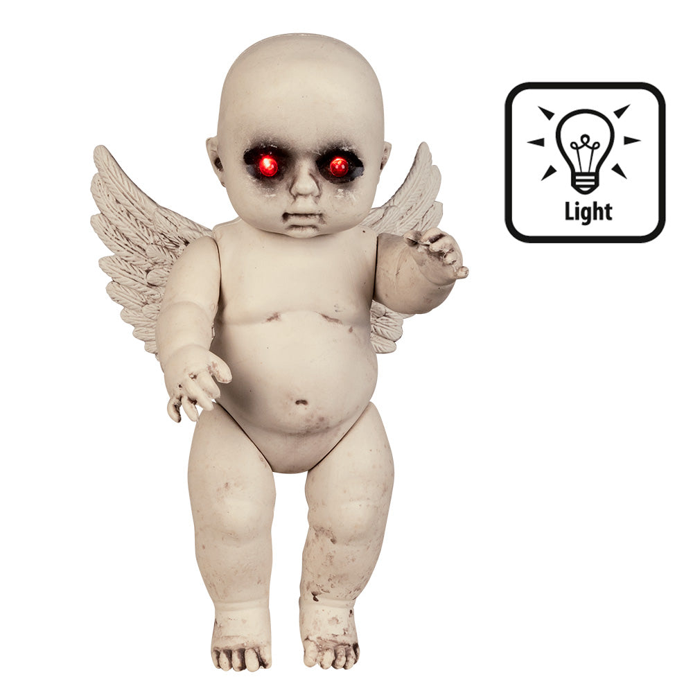 ŠVIEČIANTI DEKORACIJA "KŪDIKIS ANGELAS" (30 CM)