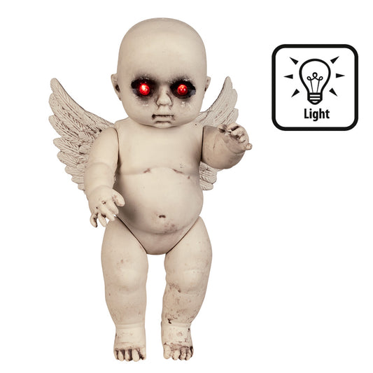 ŠVIEČIANTI DEKORACIJA "KŪDIKIS ANGELAS" (30 CM)